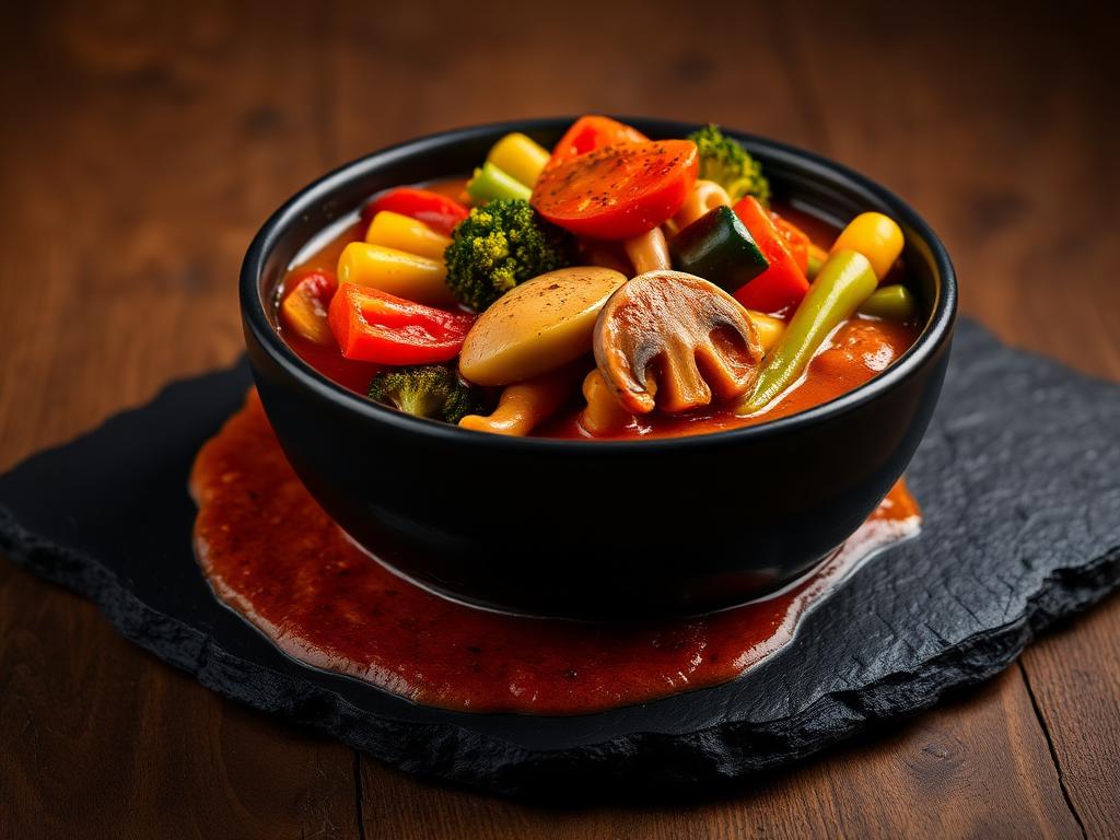Red Papper Gravy With Exotic