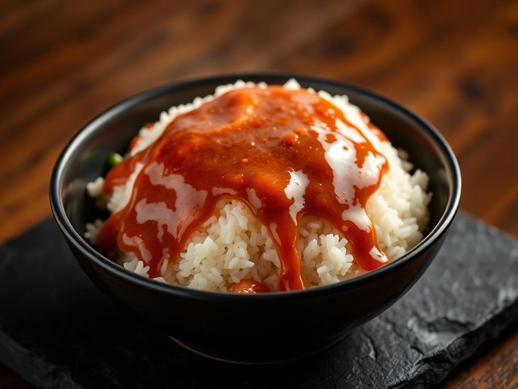Veg. Moon Foon Rice With Taiwan Gravy