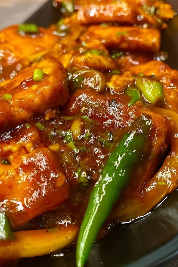 Oyster Paneer Chilly