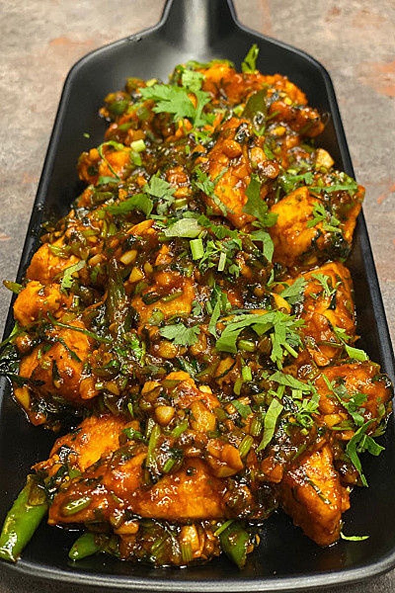 Smoke Coriander Paneer