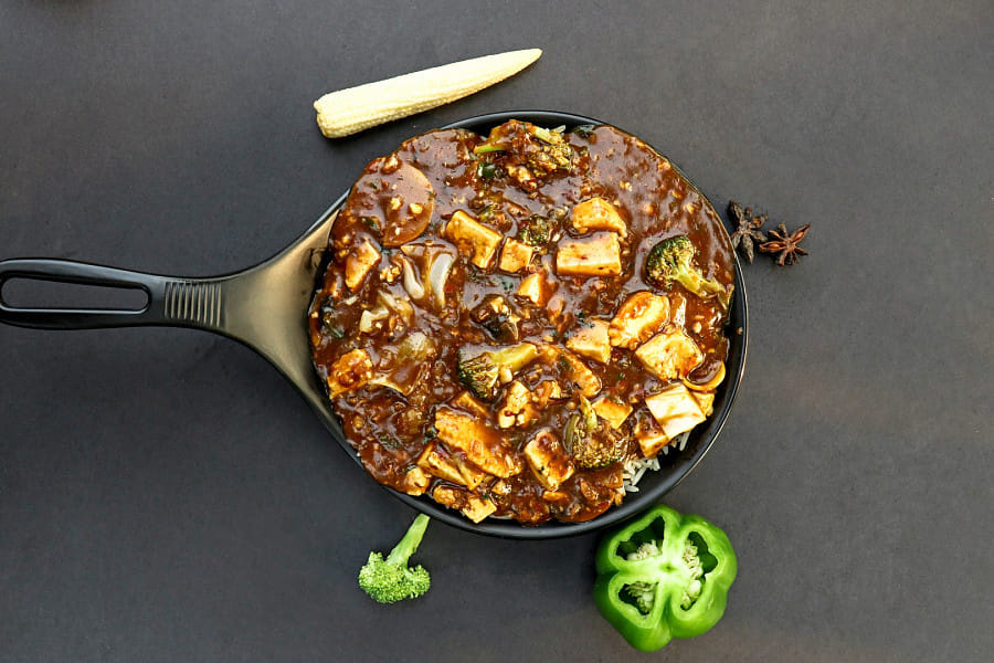 Veg. Korean Rice with Gravy